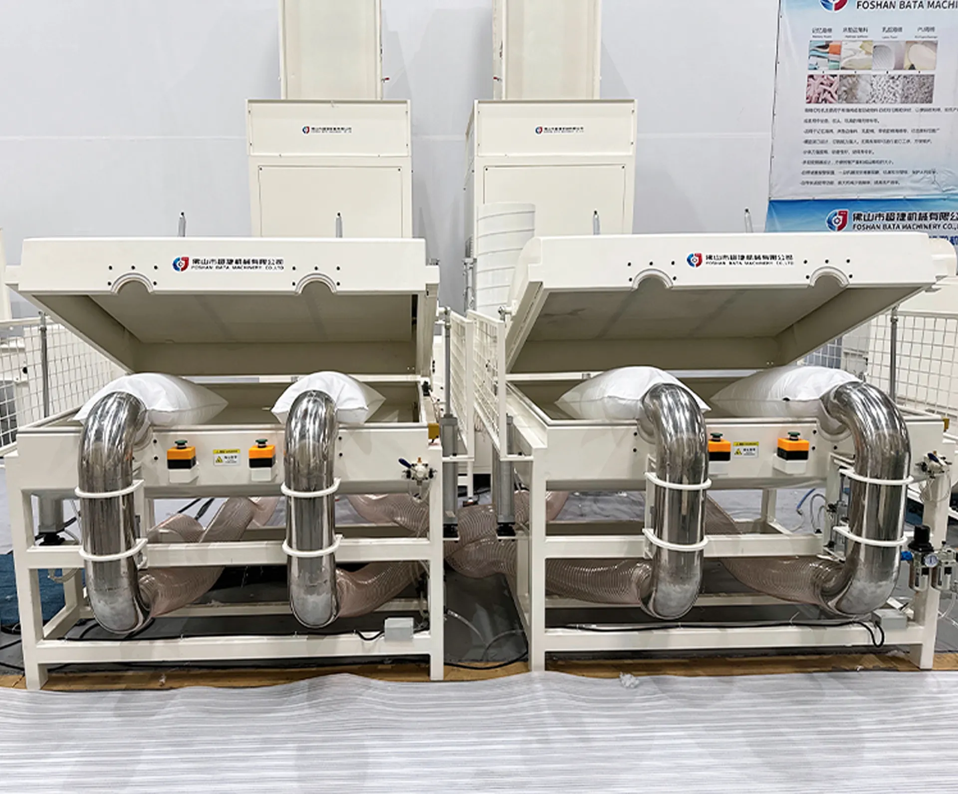 01automatic pillow filling machine with weighing