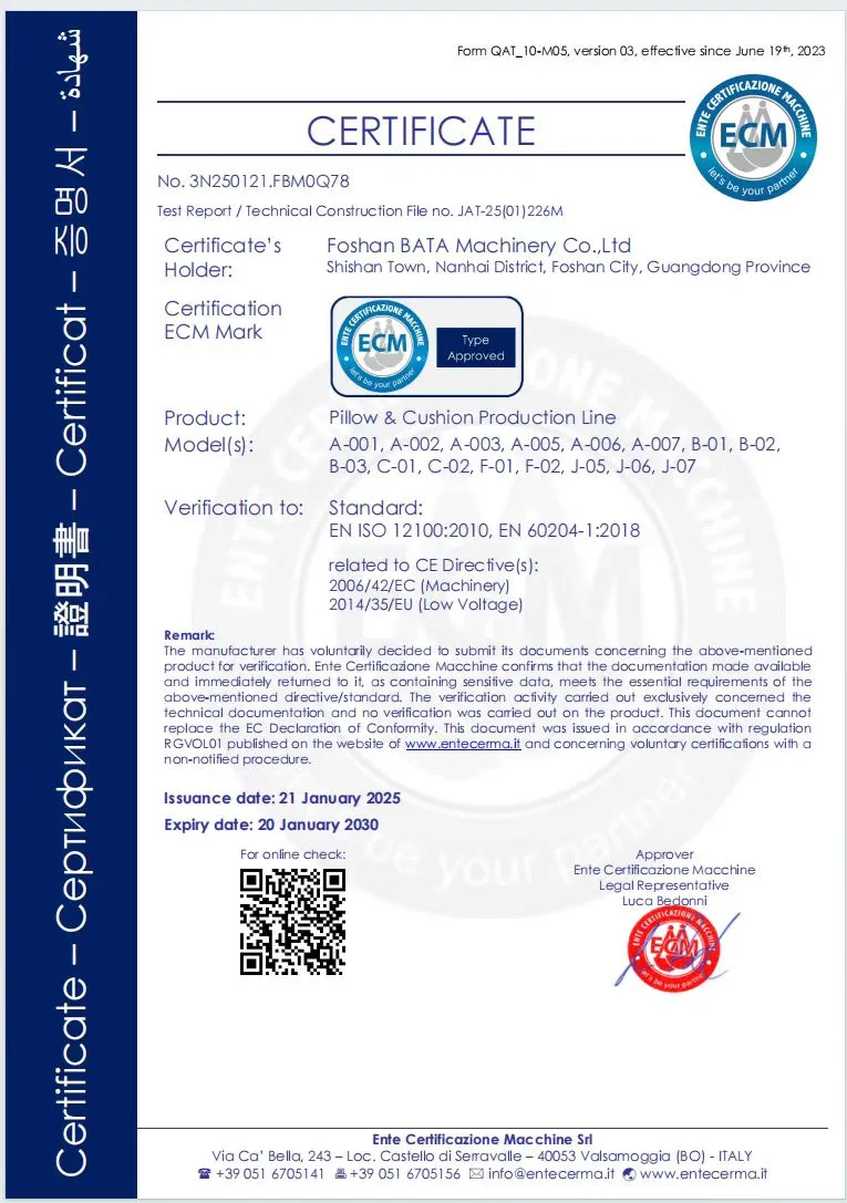 CE Certificate