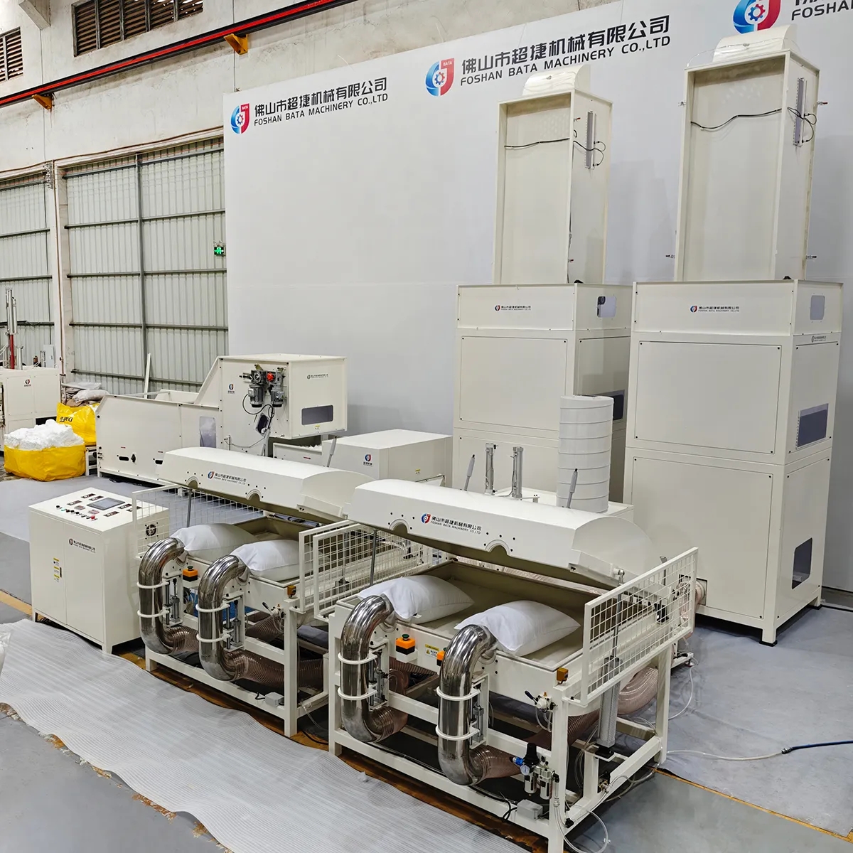 automatic pillow filling machine with weighing