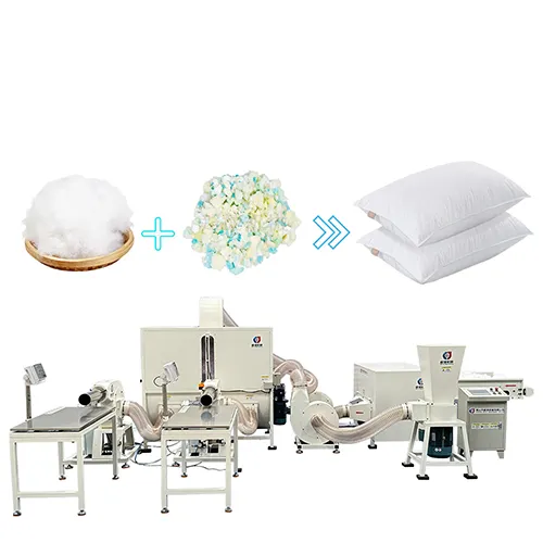 Fiber & Crushed Foam Filling Machine