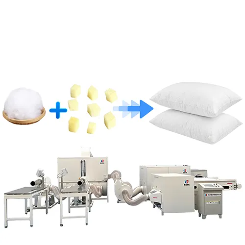 Fiber & Shredded Foam Filling Machine