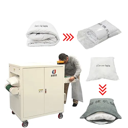 Quilt & Pillow Bagging Machine