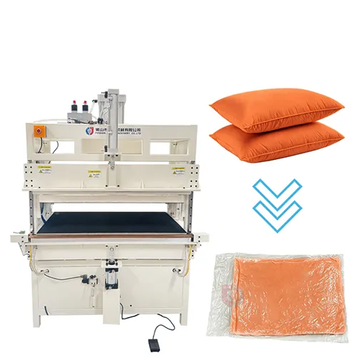 Dual-Station Pneumatic Pillow Press Machine