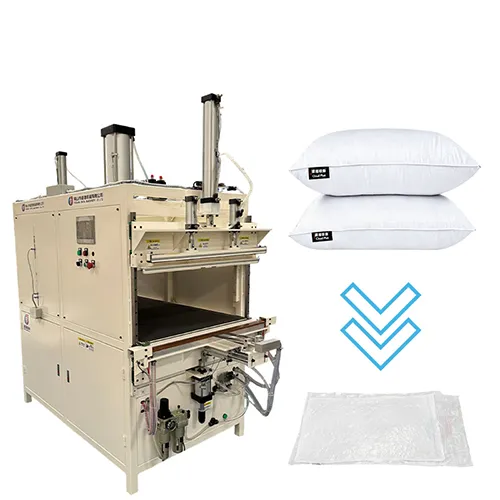 Dual-Station Pillow Compress Vacuum Pack Machine