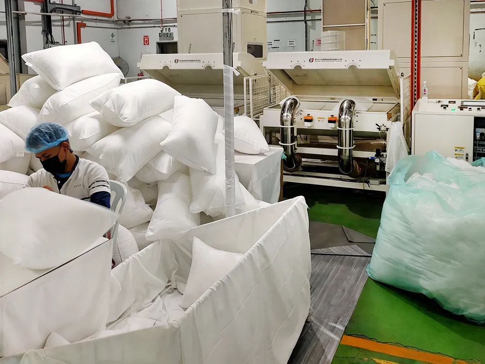 Automatic Pillow Filling Machine with Weighing