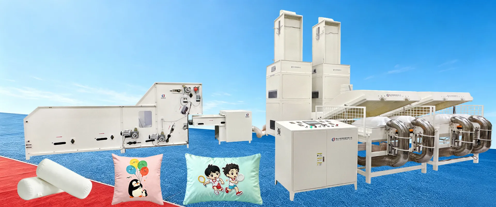 automatic pillow filling machine with weighing